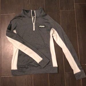 Victoria’s Secret PINK grey quarter zip jacket